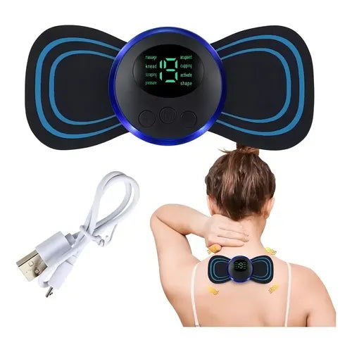 Masajeador Cervical Portátil EMS - Alivio Instantáneo
